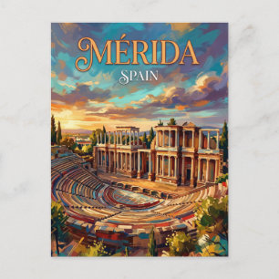 Cartão Postal Mérida Espanha