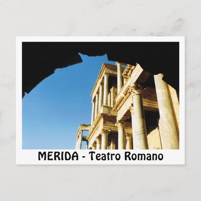 Cartão Postal MERIDA - Teatro Romano (Frente)