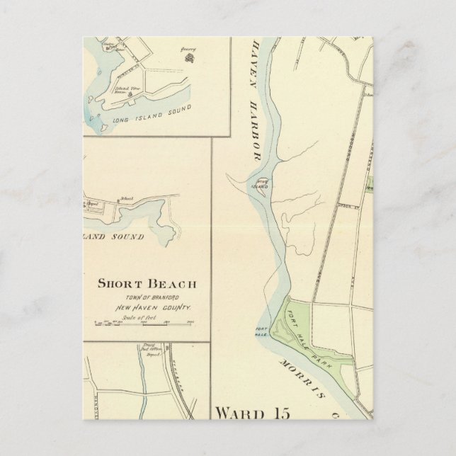 Cartão Postal Meriden norte (Frente)