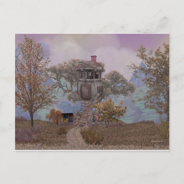 Cartão Postal Merle's Treehouse (Frente)