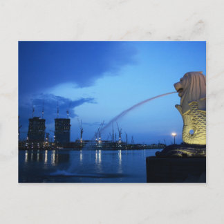 Cartão Postal Merlion