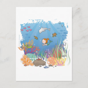 Cartão Postal Mermaid