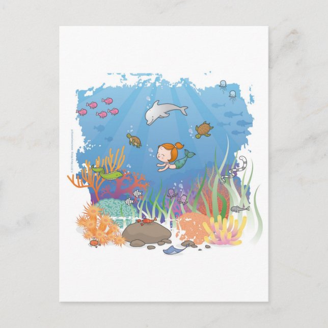 Cartão Postal Mermaid (Frente)