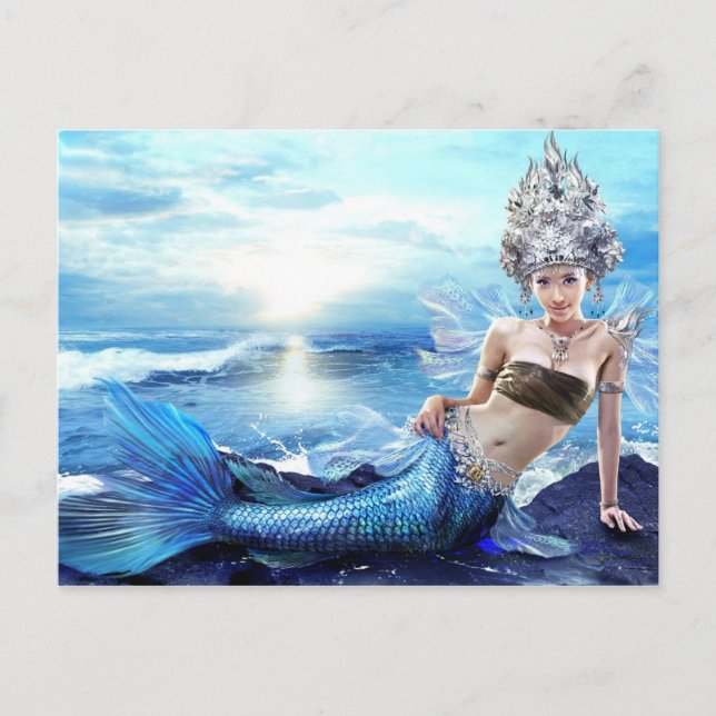 Cartão Postal Mermaid Princess (Frente)