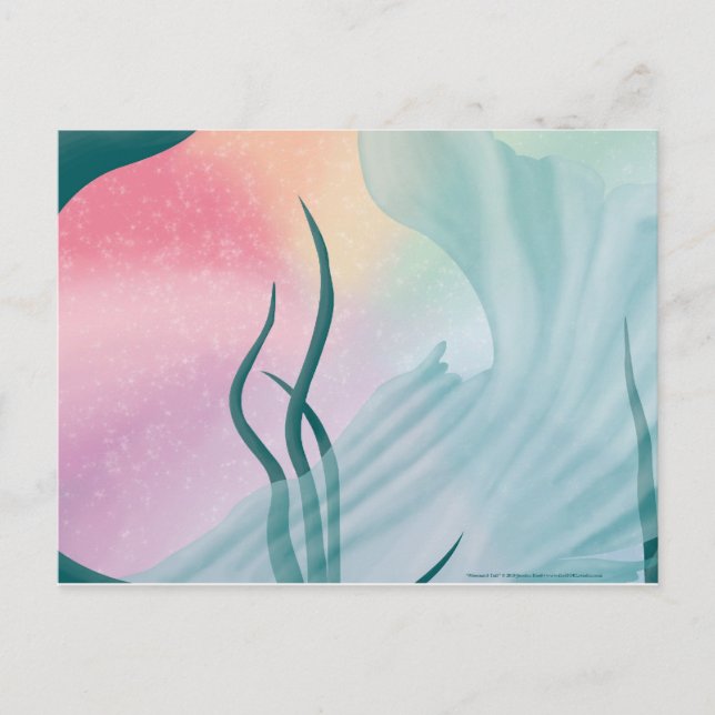 Cartão Postal Mermaid Tail Postcard (Frente)