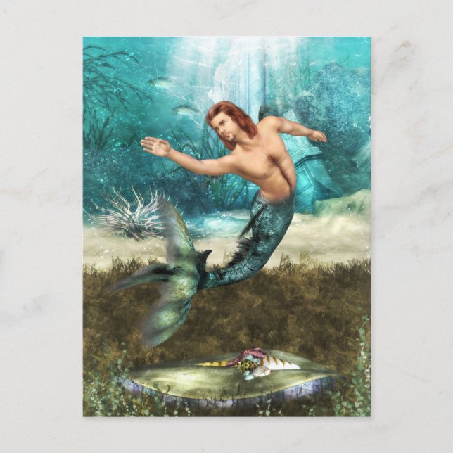 Cartão postal Mermen (Frente)