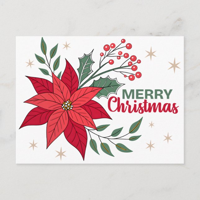 CARTÃO POSTAL MERRY CHRISTMAS (Frente)