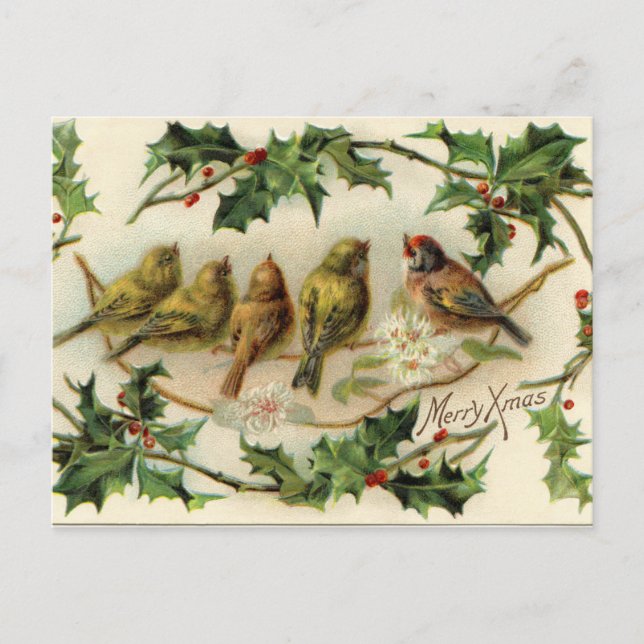 Cartão Postal Merry christmas (Frente)