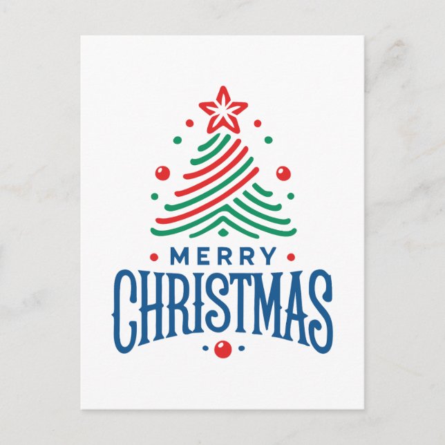 Cartão Postal Merry Christmas 1 (Frente)