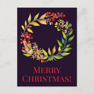 Cartão Postal Merry Christmas postcards