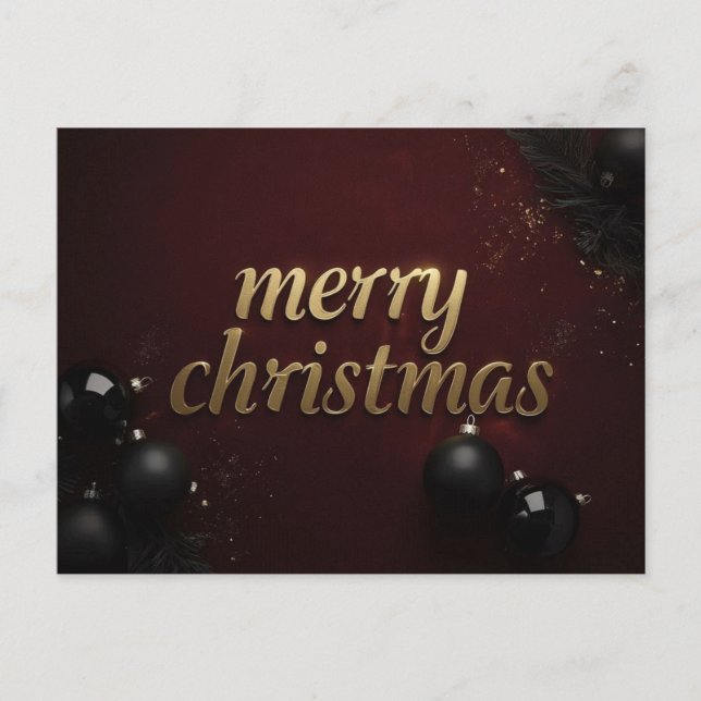 Cartão Postal Merry Christmas Postcards  (Frente)