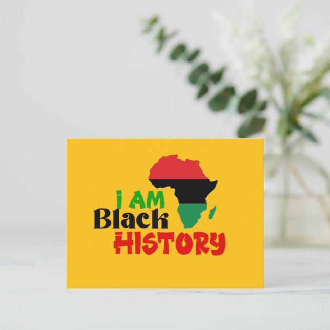 Cartão Postal Mês da História Negra (Em pé/Frente)