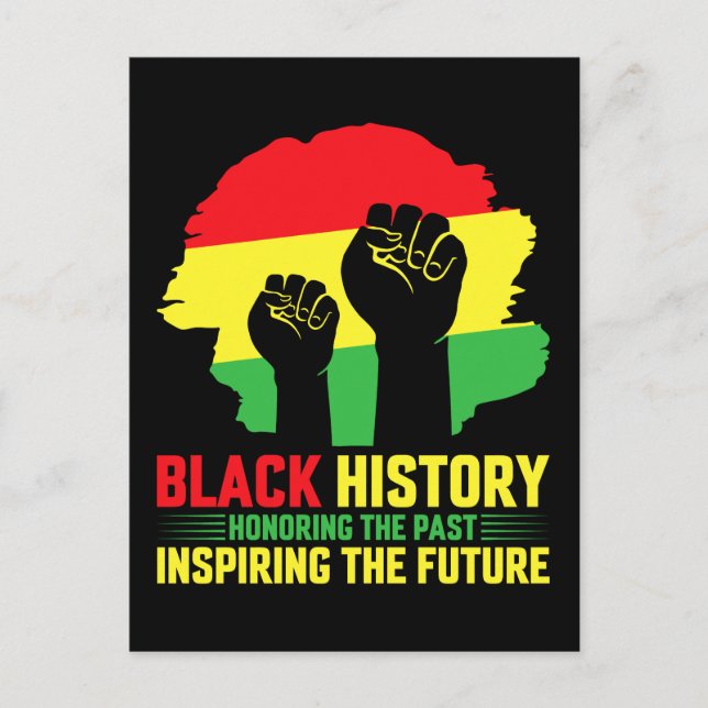 Cartão Postal Mês da História Negra (Frente)
