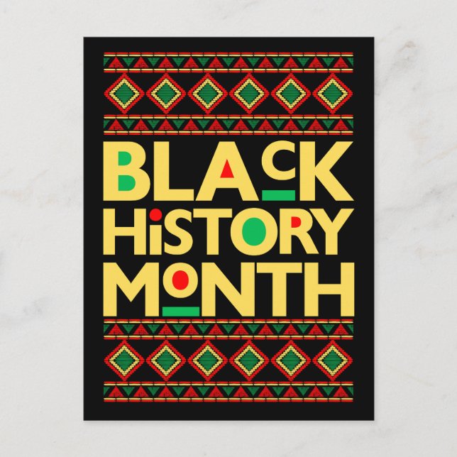 Cartão Postal Mês da História Negra (Frente)
