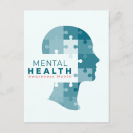 Cartão Postal Mês de Conscientização da Saúde Mental