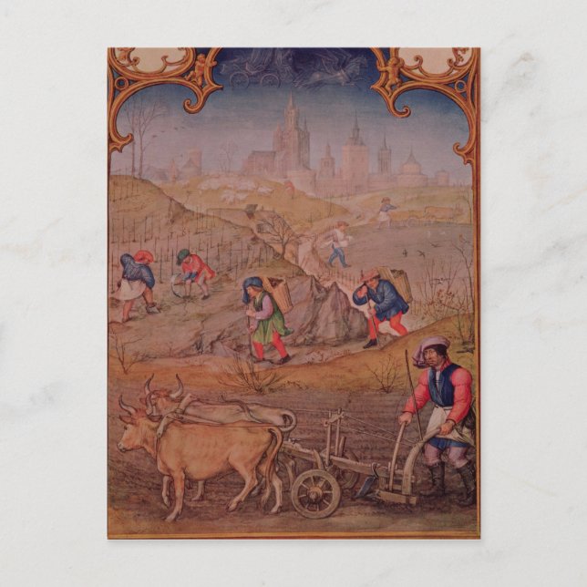 Cartão Postal Mês de março (Frente)