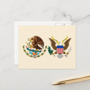 Cartão Postal Mês Nacional da Herança Hispânica - Águias