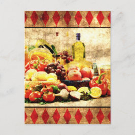 Cartão Postal Mesa Abundante
