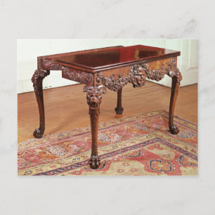 Cartão Postal Mesa da placa, c.1740
