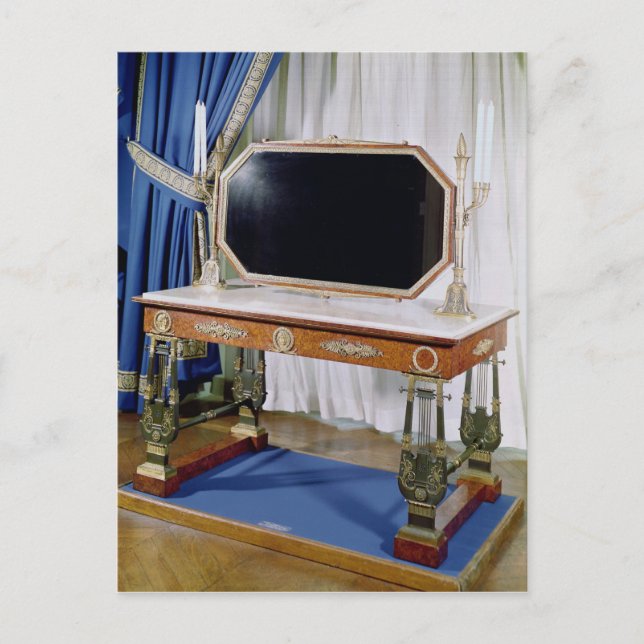 Cartão Postal Mesa de molho pertencente à Empress Josephine (Frente)