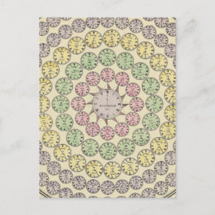 Cartão Postal Mesa de tempo