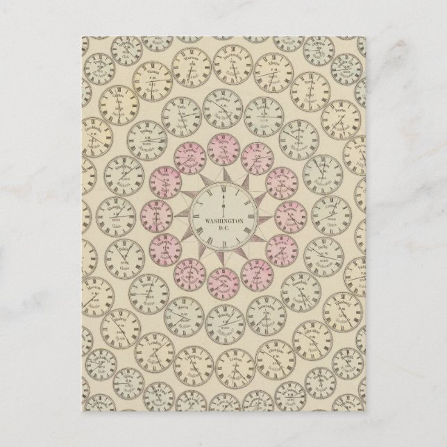 Cartão Postal Mesa de tempo (Frente)