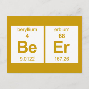 Cartão Postal Mesa Periódica