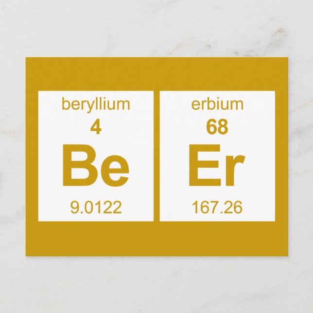 Cartão Postal Mesa Periódica (Frente)