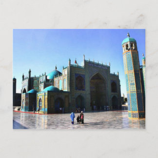 Cartão Postal mesquita azul afegã