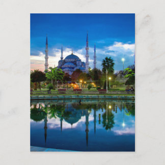 Cartão Postal Mesquita Azul em Istambul