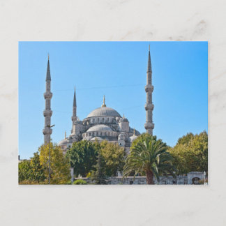 Cartão Postal Mesquita azul Istambul