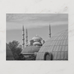 Cartão Postal Mesquita Azul, Istambul, Turquia