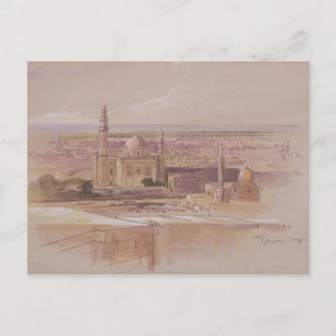 Cartão Postal Mesquita de Agra, Cairo, 1849