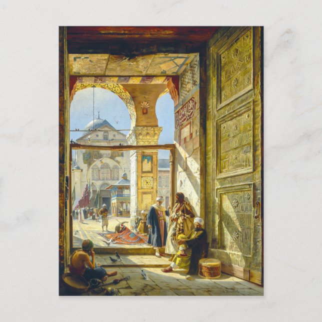 Cartão Postal Mesquita de Excelente Umayyad Damascus | Bauernfei (Frente)