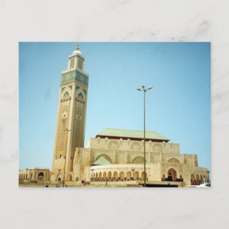 Cartão Postal mesquita de hassan casablanca