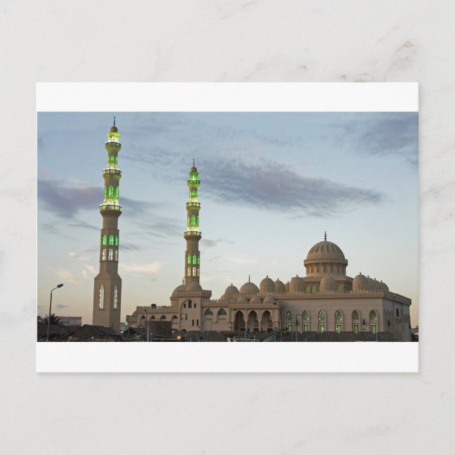 Cartão Postal mesquita egito (Frente)