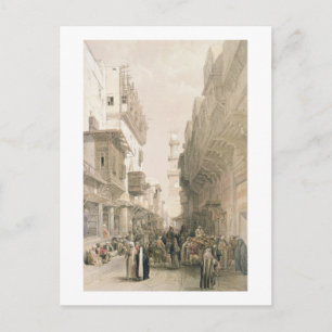 Cartão Postal Mesquita El Mooristan, Cairo, de "Egito e Nubia"