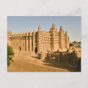Cartão Postal Mesquita em Djenne, um exemplo clássico de