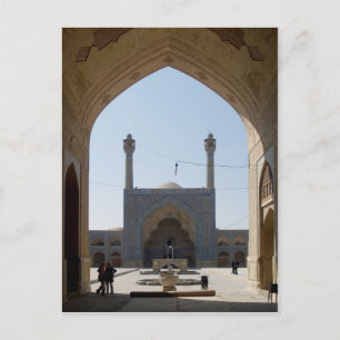 Cartão Postal Mesquita, Isfahan, Irã