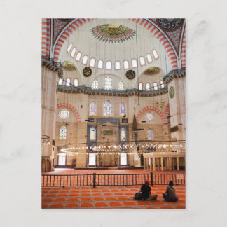 Cartão Postal Mesquita Suleymaniye Interior