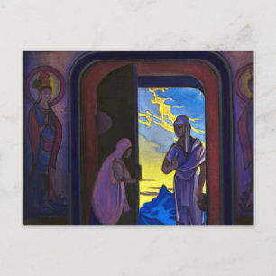 Cartão Postal Messenger, 1946, por Nicholas Roerich