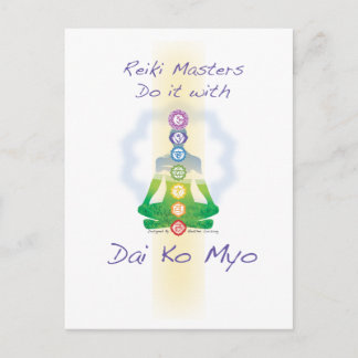 Cartão Postal Mestrados Reiki Fazem Com Dai Ko Myo