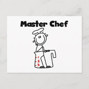 Cartão Postal Mestre Chef