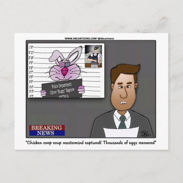 Cartão Postal Mestre do Golpe no Galinheiro (Frente)