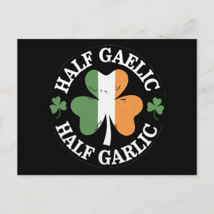 Cartão Postal Metade Gaélico Metade Alho Irlandês Italiano St. P