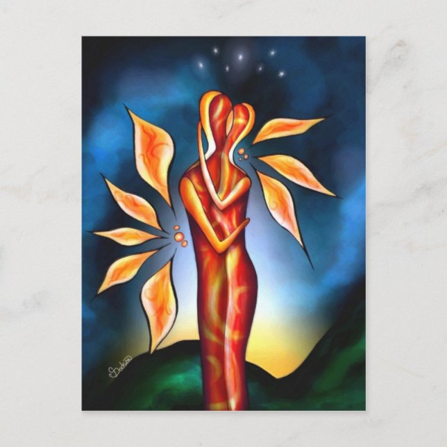 Cartão Postal Metades (Frente)