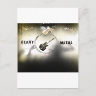 Cartão Postal Metal Pesado