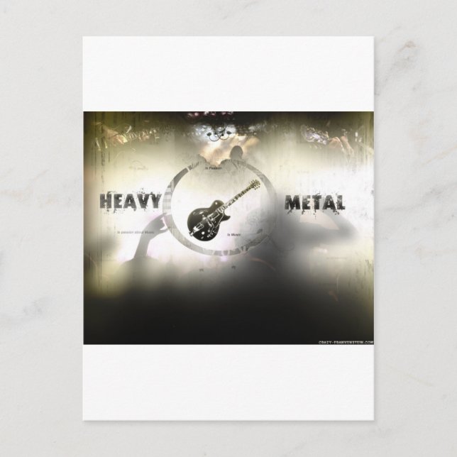 Cartão Postal Metal Pesado (Frente)
