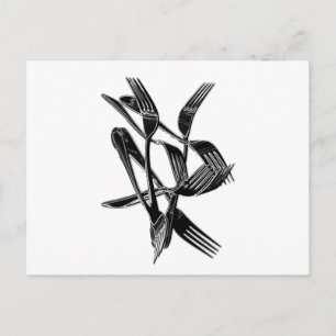 Cartão Postal Metálico