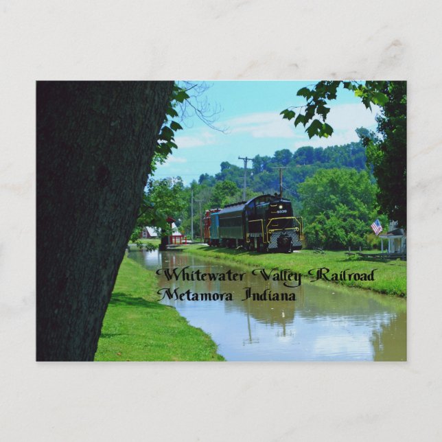 Cartão Postal Metamora Indiana (Frente)